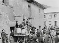 Fiesta de pueblo en los 60