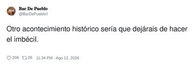 Creo que ya no lo ver&eacute;