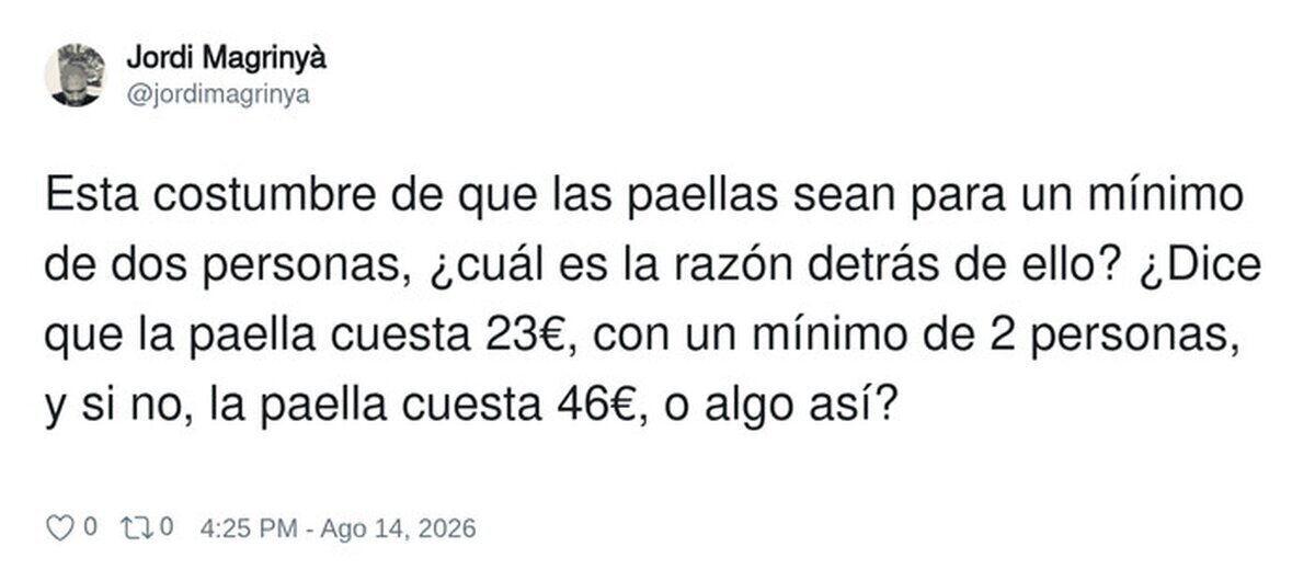 Otra estafa aceptada