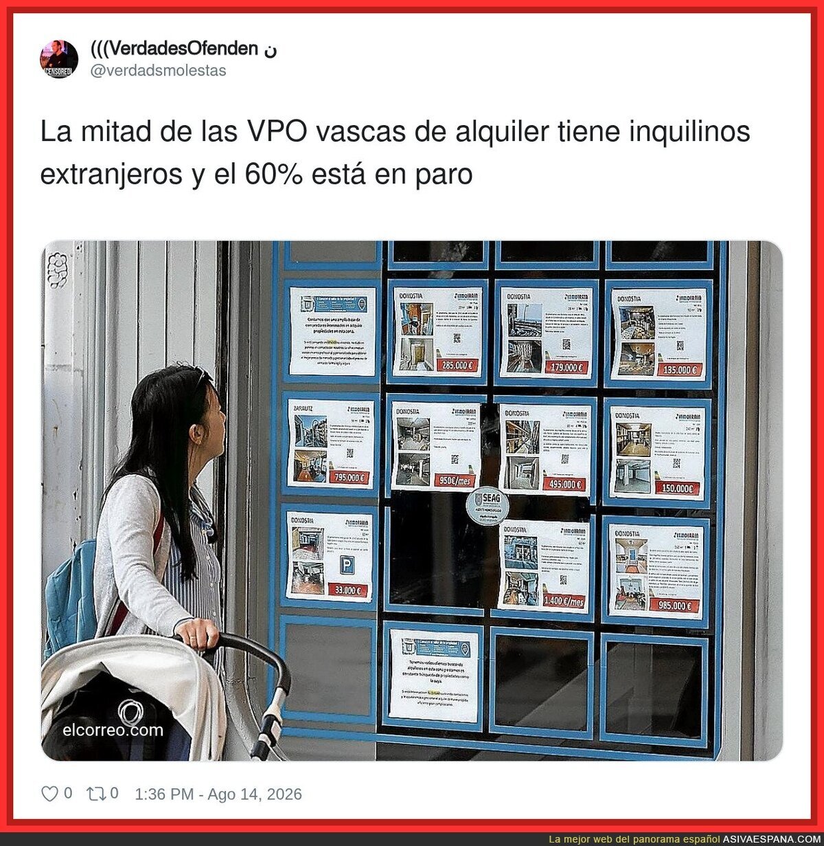 Deber&iacute;an arder las calles mientras nuestros j&oacute;venes no pueden emanciparse