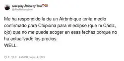 Las ratas usureras prepar&aacute;ndose para el eclipse de 2027