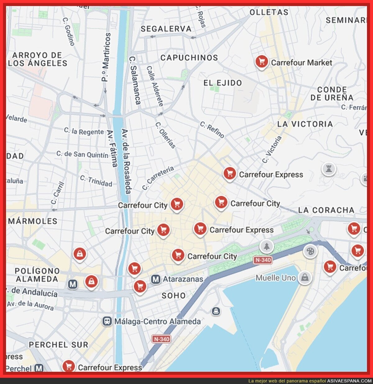 La prueba perfecta para saber c&oacute;mo de vendida est&aacute; una ciudad al turismo: la cantidad de mini carrefours por barrio