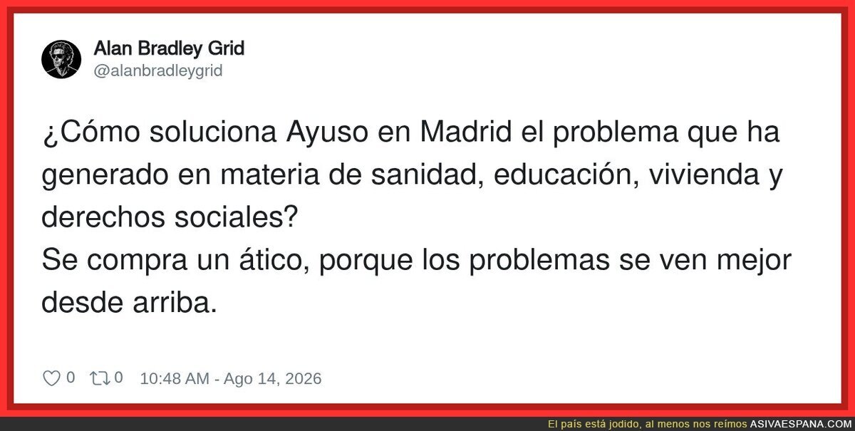 La soluci&oacute;n perfecta: un &aacute;tico para ver los problemas desde la distancia correcta