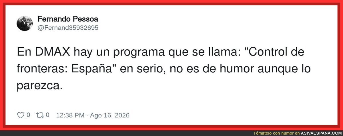 No creo que Espa&ntilde;a sea ejemplo de control de fronteras