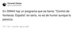No creo que Espa&ntilde;a sea ejemplo de control de fronteras