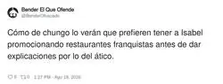 Isabel tiene m&aacute;s relevancia medi&aacute;tica que la f&iacute;sica cu&aacute;ntica, sin bromas