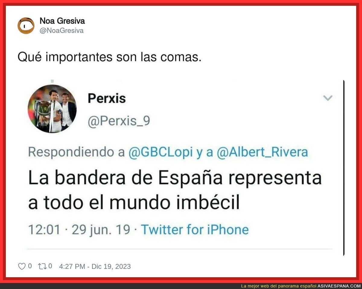 Las comas son importantes