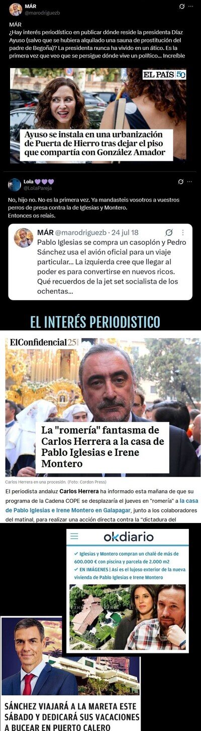 Publican que Ayuso se muda, M&Aacute;R se calienta, se mete unos cubatas y la l&iacute;a en X