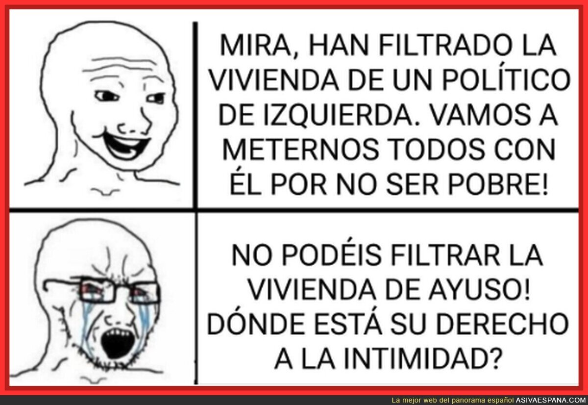 La doble moral española resumida en dos viñetas