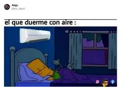 El que duerme con aire vs el que duerme con ventilador