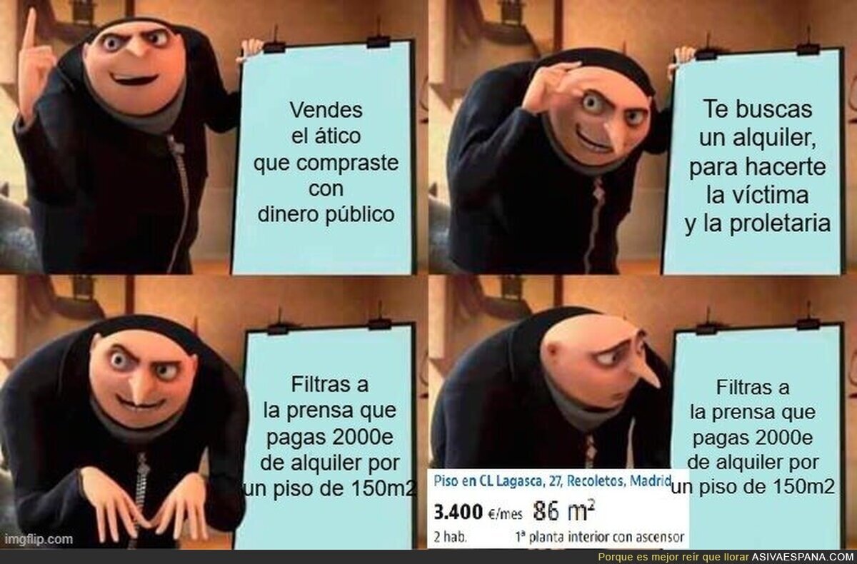 Yo quiero esas ofertas de alquiler que encuentra Ayuso