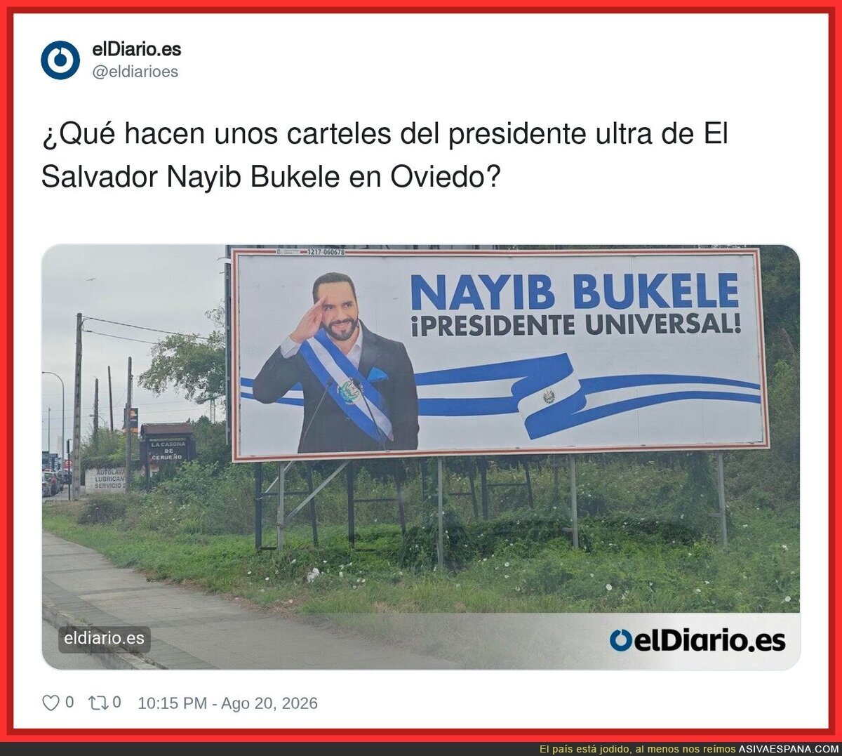Nos vendr&iacute;a bien un Bukele en Espa&ntilde;a
