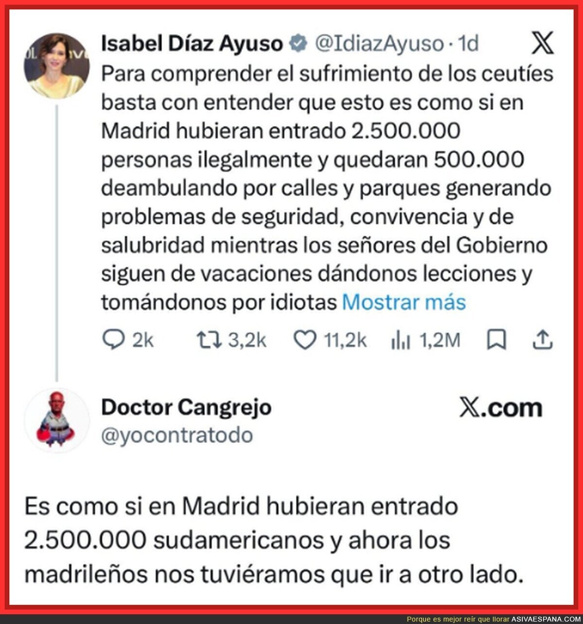 Menudo zasca a Ayuso
