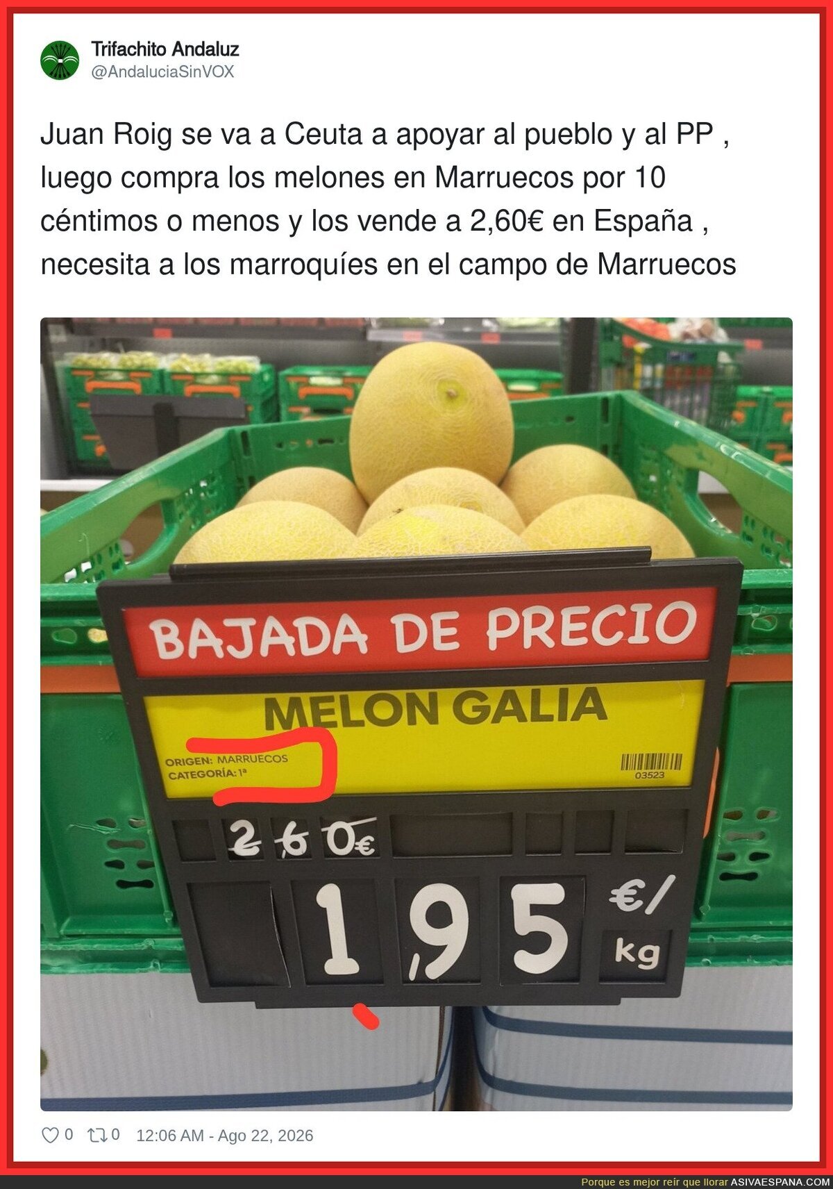 Juan Roig descubri&oacute; el arbitraje internacional y ahora vende melones como si fuera Goldman Sachs
