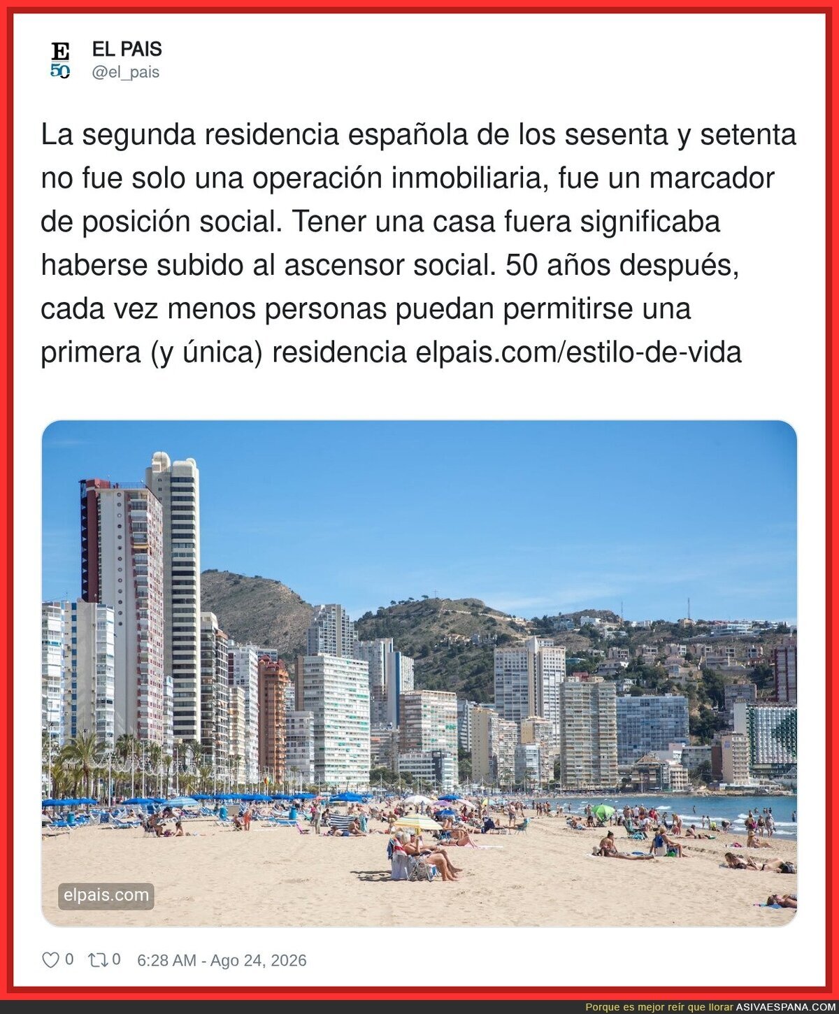 La segunda residencia: cuando tus padres se compraron un piso en la playa y ahora t&uacute; te tienes que conformar con el Airbnb de un se&ntilde;or jubilado en Torremolinos