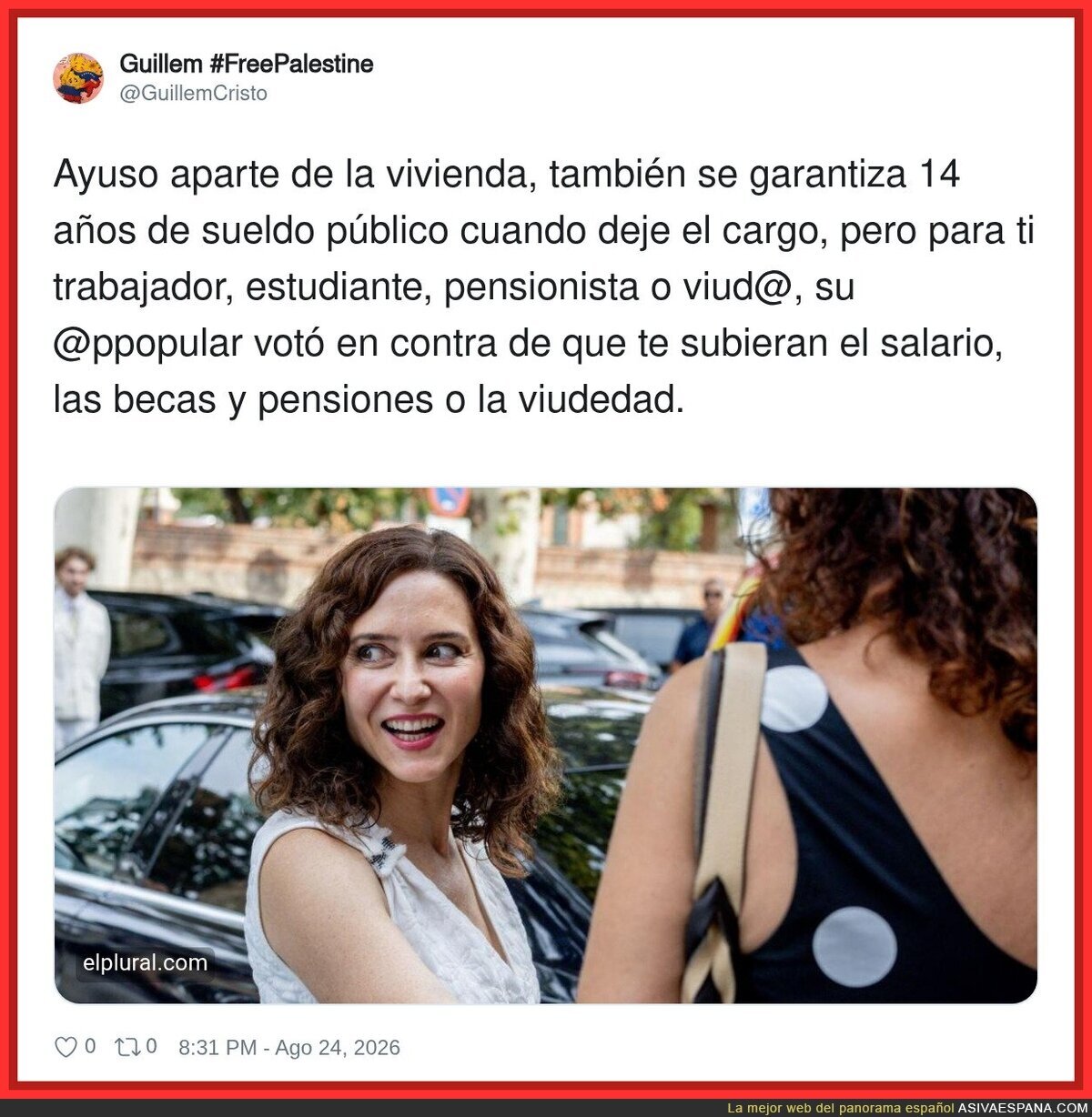 Lo tiene bien montado la t&iacute;a