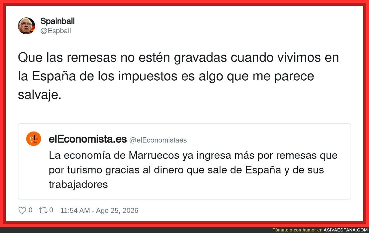 Marruecos subiendo su PIB a nuestra costa