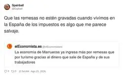 Marruecos subiendo su PIB a nuestra costa