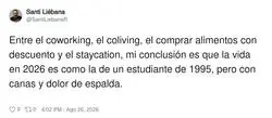 B&aacute;sicamente somos broke pero con WiFi y pinta de tener la vida resuelta