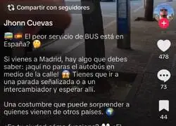 Los inmigrantes creen que es el viejo oeste y puedes parar un bus en media Castellana