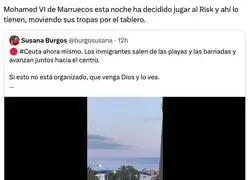 Mohamed VI de Marruecos esta noche ha decidido jugar al Risk