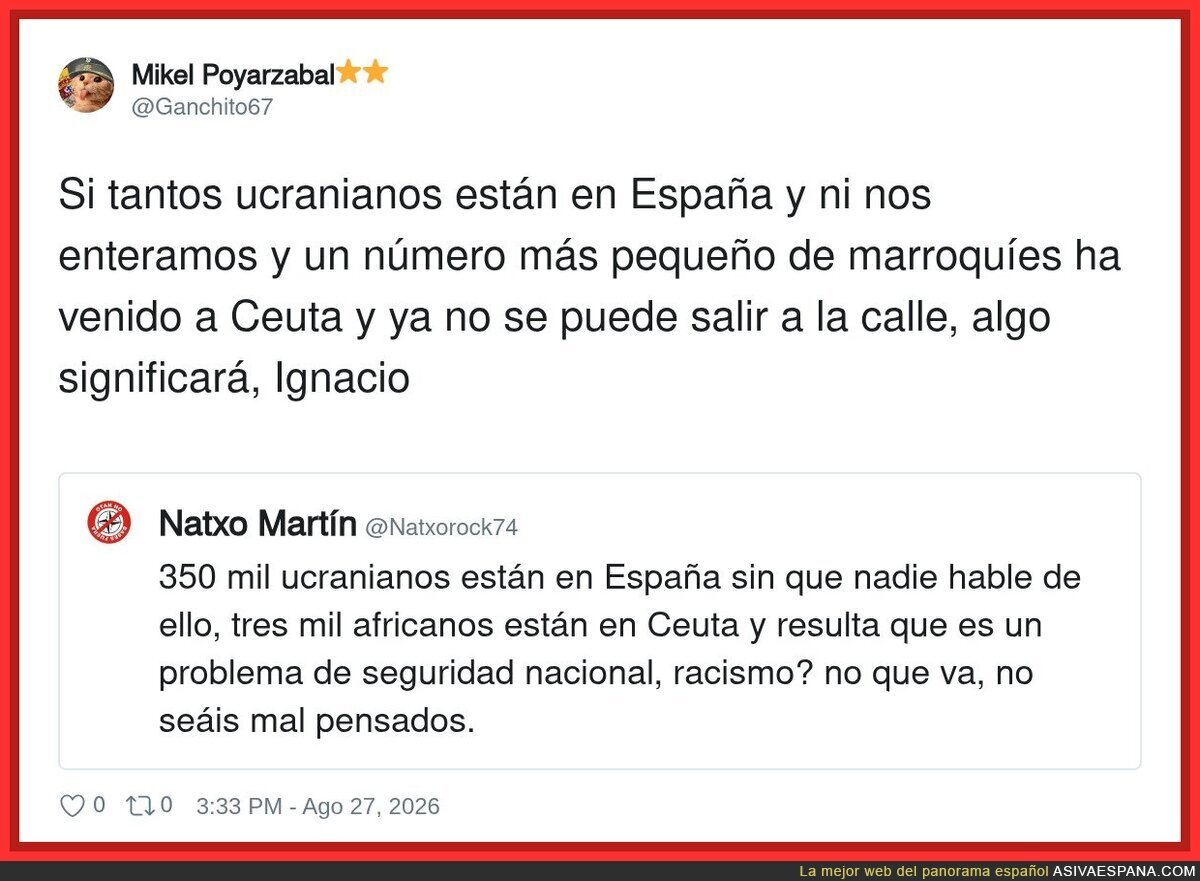 Natxo, qu&eacute; tonto eres y qu&eacute; f&aacute;cil es responderte