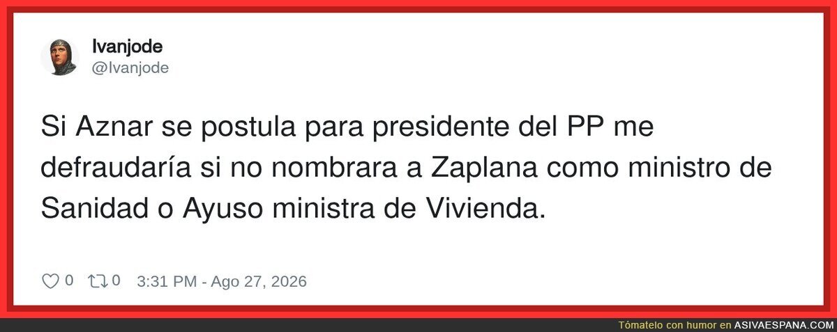 &iquest;Te imaginas? Menudo descojone