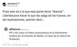 Libertad seg&uacute;n PP y Vox