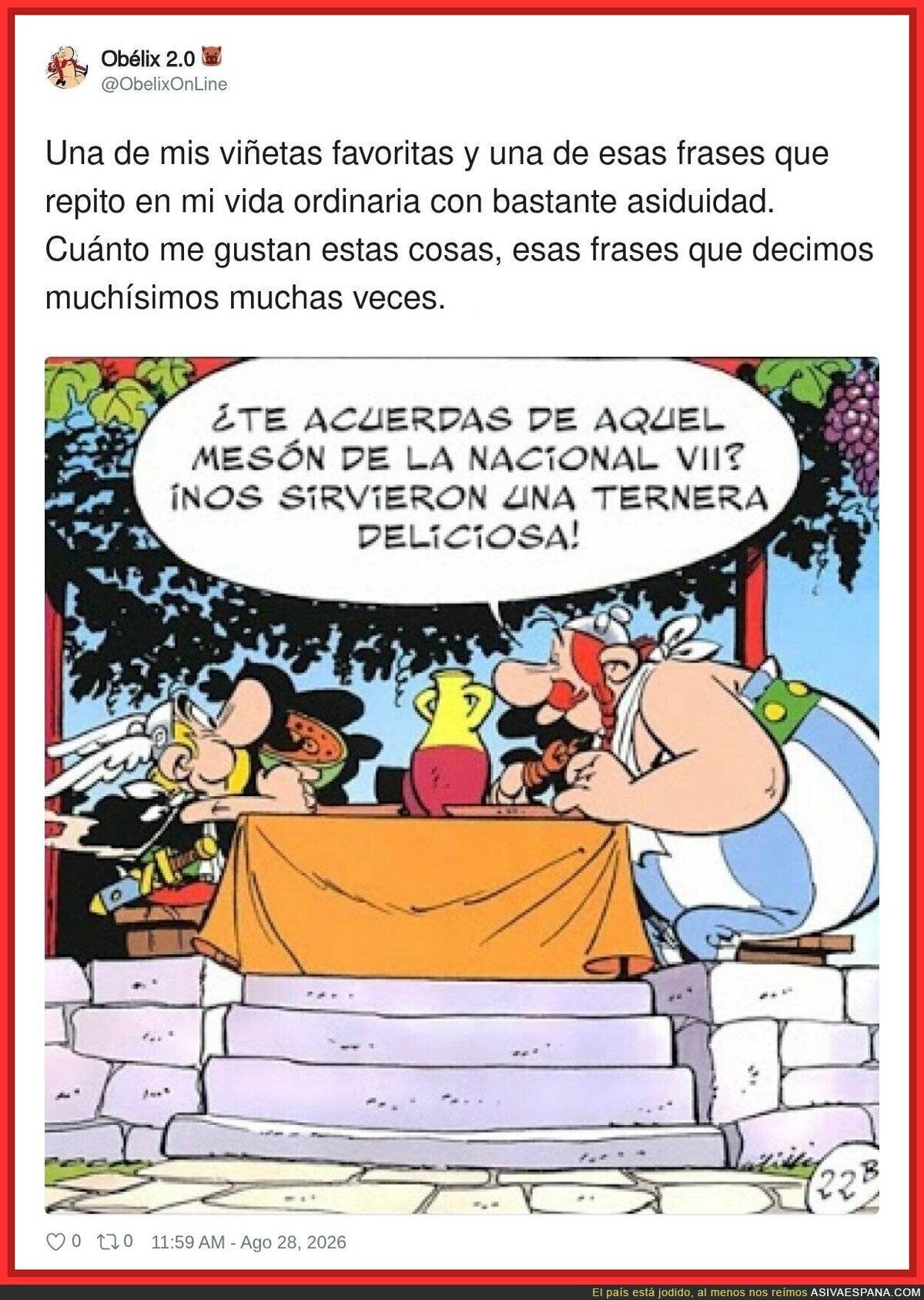 Siento repetirme pero...