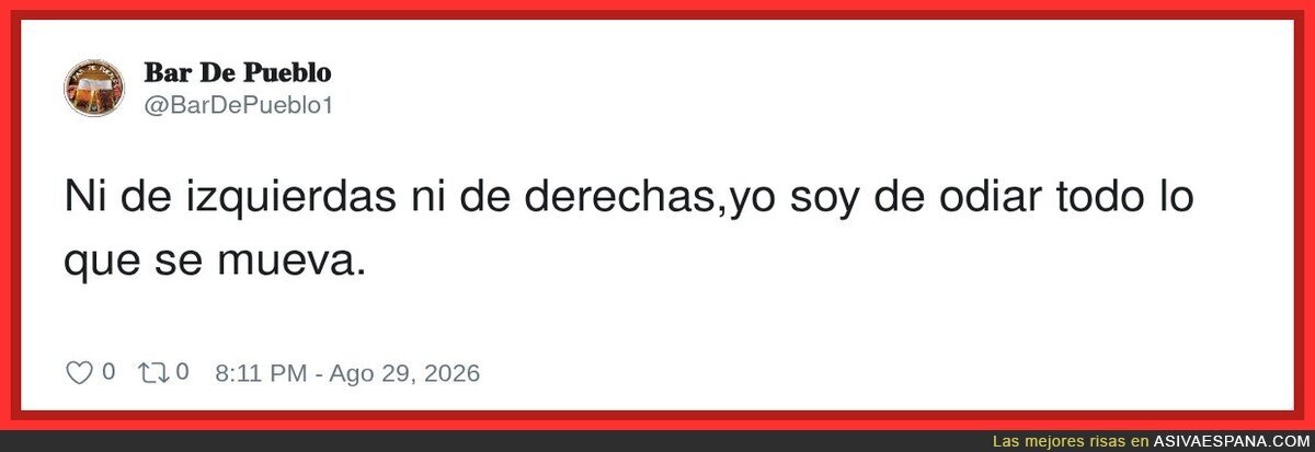 Odio puro en su m&aacute;ximo esplendor