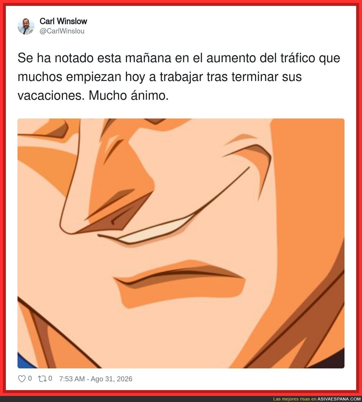 Y los que se van de vacaciones hoy...