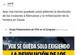 Vox se queda solo una vez m&aacute;s