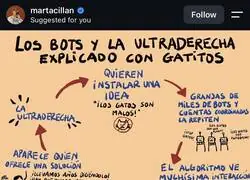 Los bots de la ultraderecha explicado con gatitos