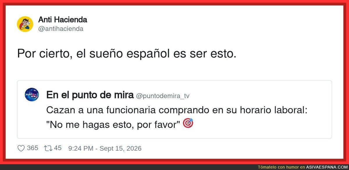 Lo que todo espa&ntilde;ol desea