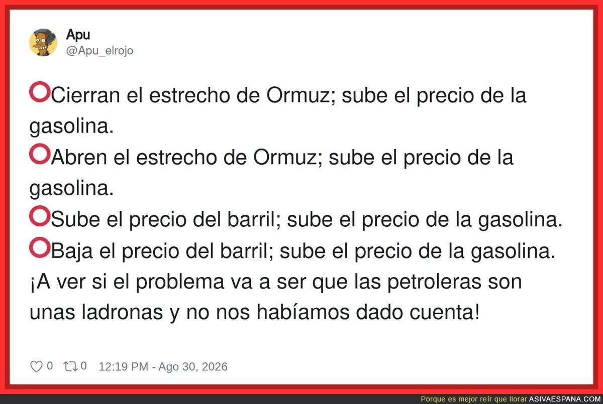 Resumen: siempre nos joden a los mismos