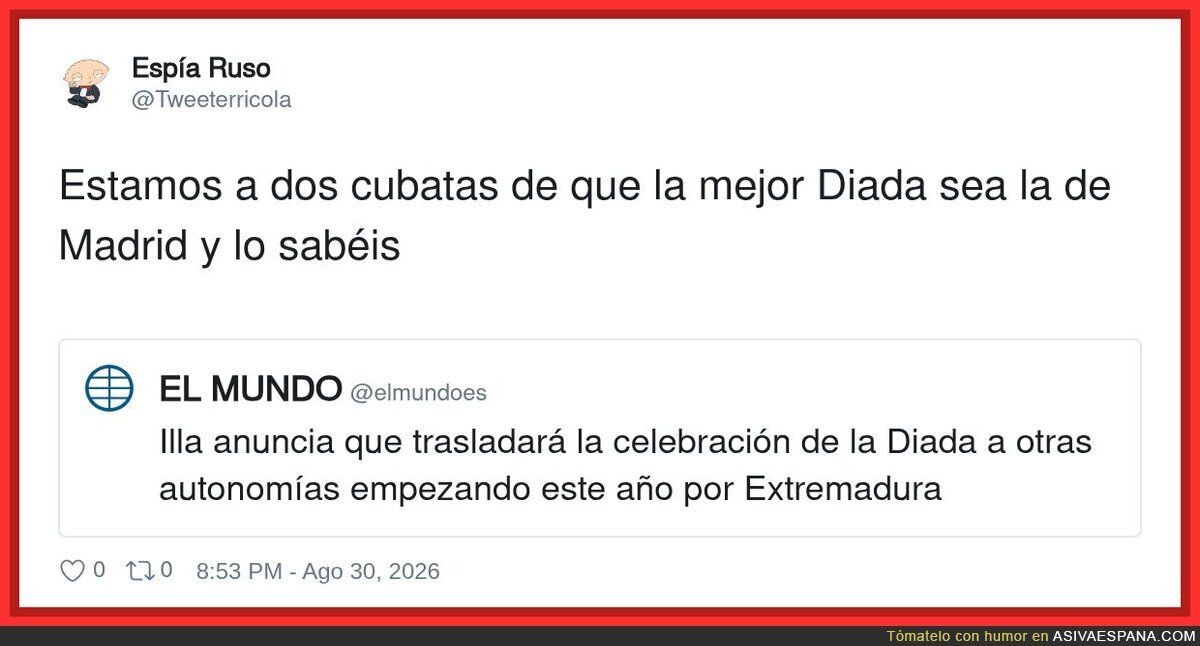 Las mejores diadas, las de Madrid