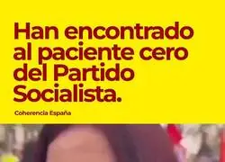 Encontrado el paciente cero del @PSOE