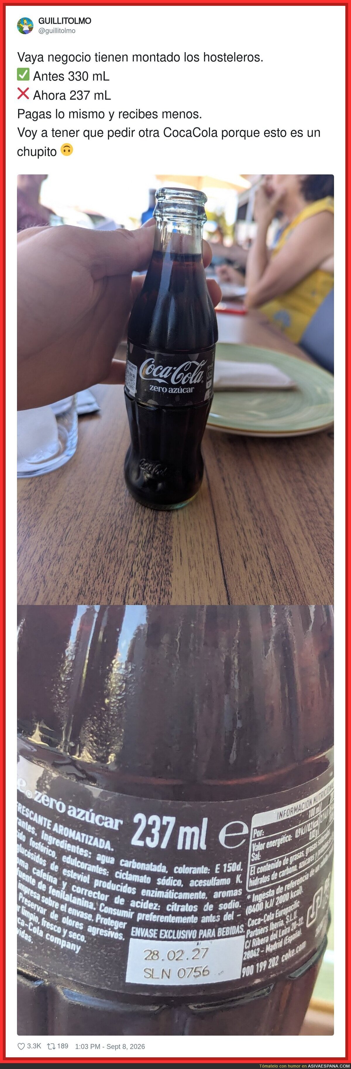 Nos est&aacute;n vendiendo aire con sabor a estafa