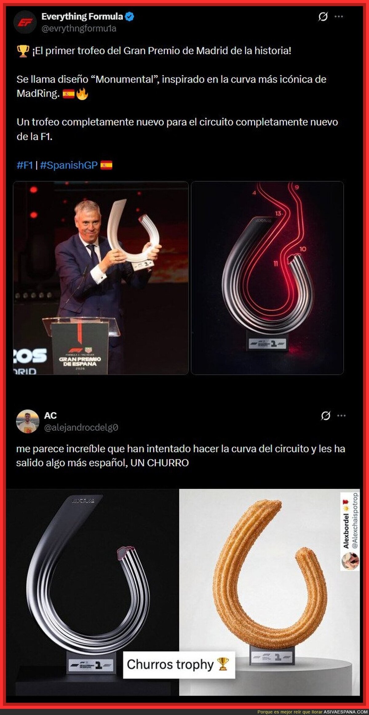 Quer&iacute;an hacer un trofeo "monumental" para el MadRing... les ha salido un Churro