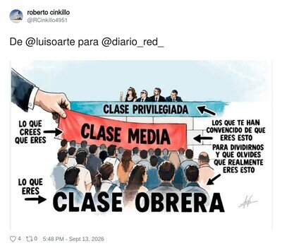 La clase media: creyéndose que está en el barco cuando en realidad es el salvavidas