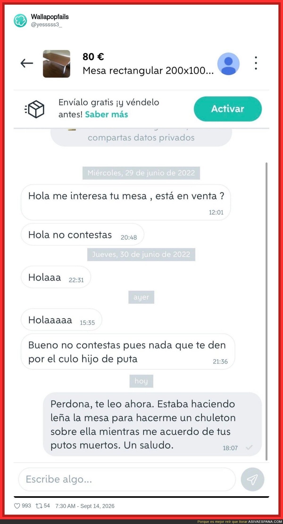 La respuesta del siglo