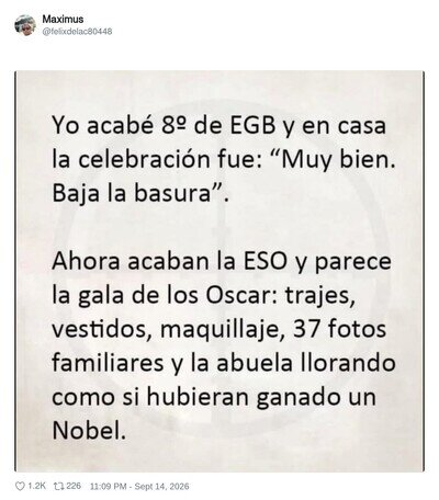 Somos cada vez m&aacute;s rid&iacute;culos