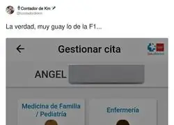 La F1 guay, pero me gustar&iacute;a poder pedir cita
