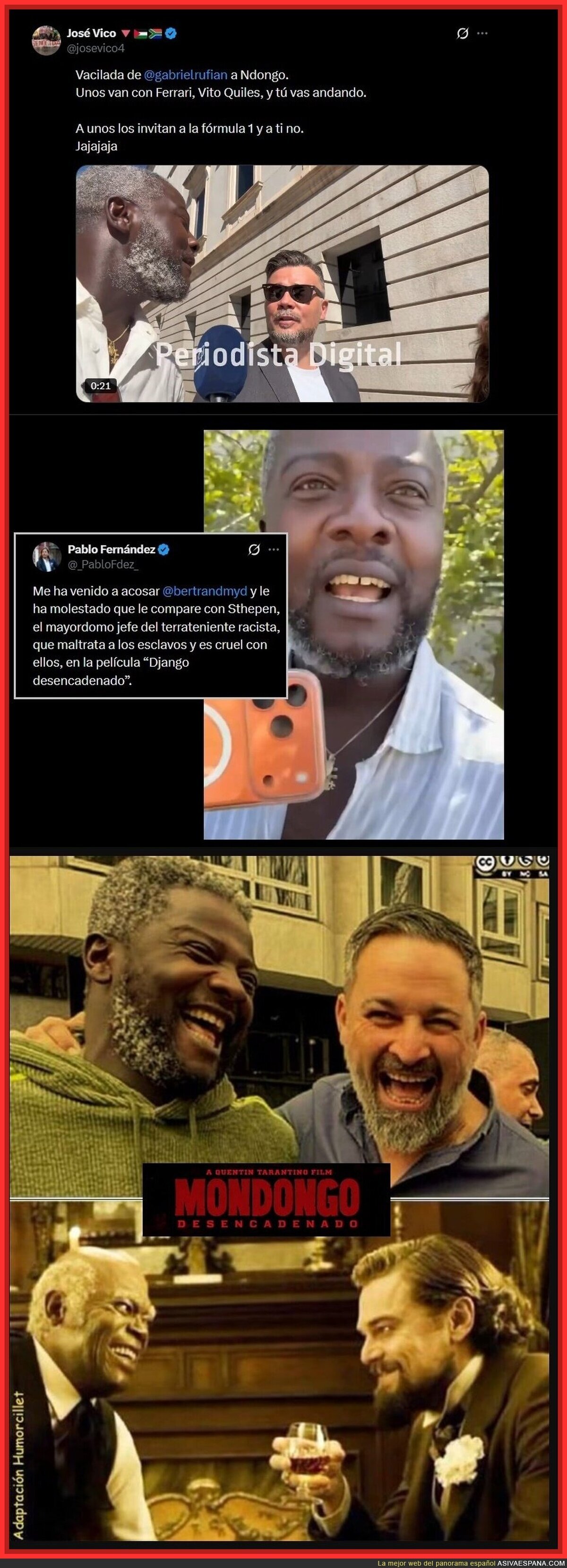 Mondongo ansioso por acosar a Gabriel Rufi&aacute;n y a Pablo Fern&aacute;ndez s&oacute;lo para recibir dos troleos &eacute;picos