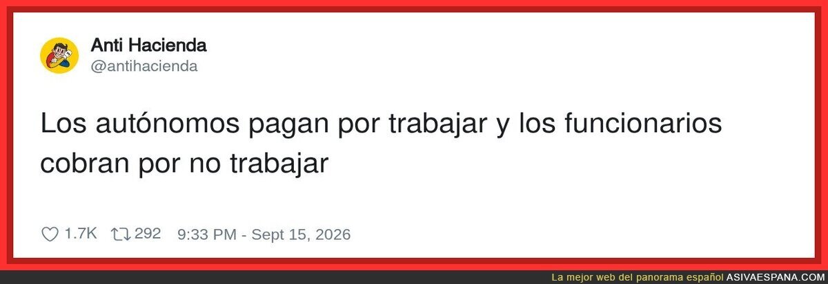 España resumida en un tuit