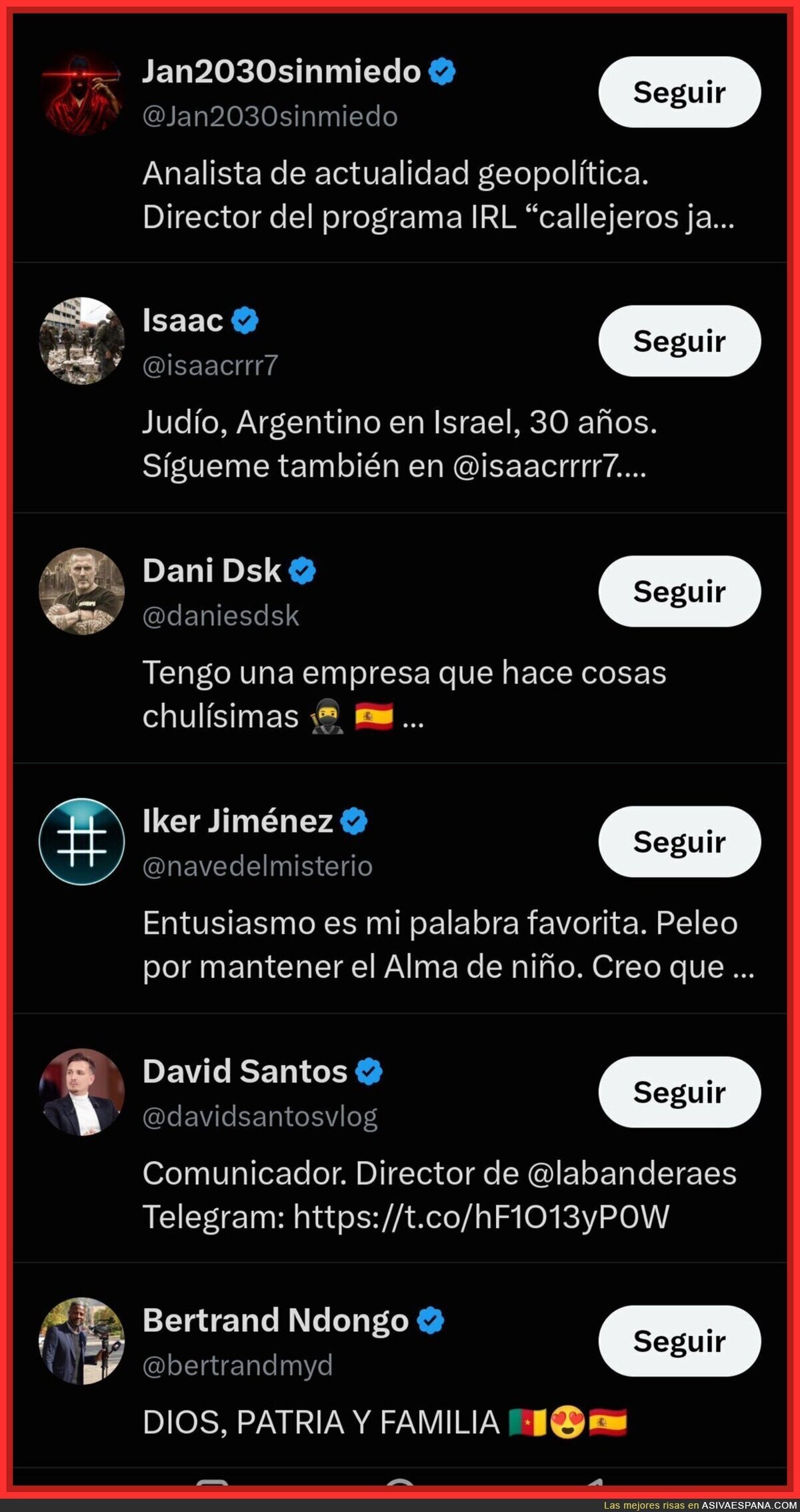"No soy de derechas". Una muestra de lo que sigue: