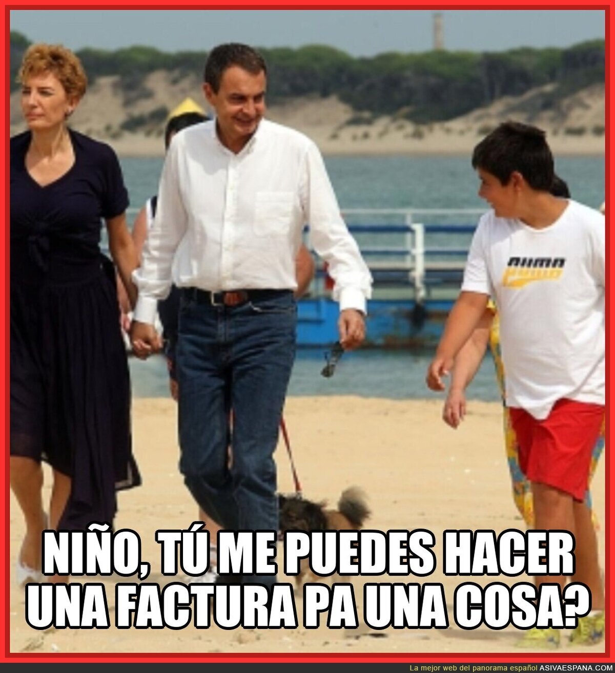 Zapatero haciendo de las suyas