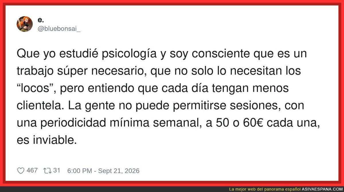 Solo los ricos pueden curarse