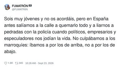 Sois muy j&oacute;venes y no os acord&aacute;is