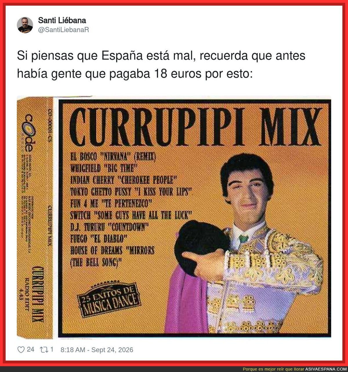 Pa eso s&iacute; ten&iacute;amos pasta, ojo
